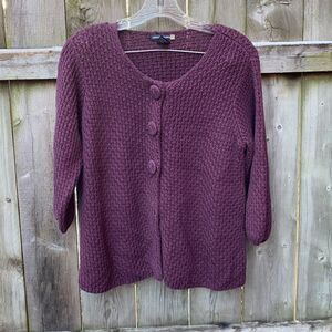 Sweater Works button down sweater sz. S